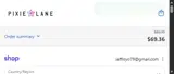PixieLane coupon verification screenshot