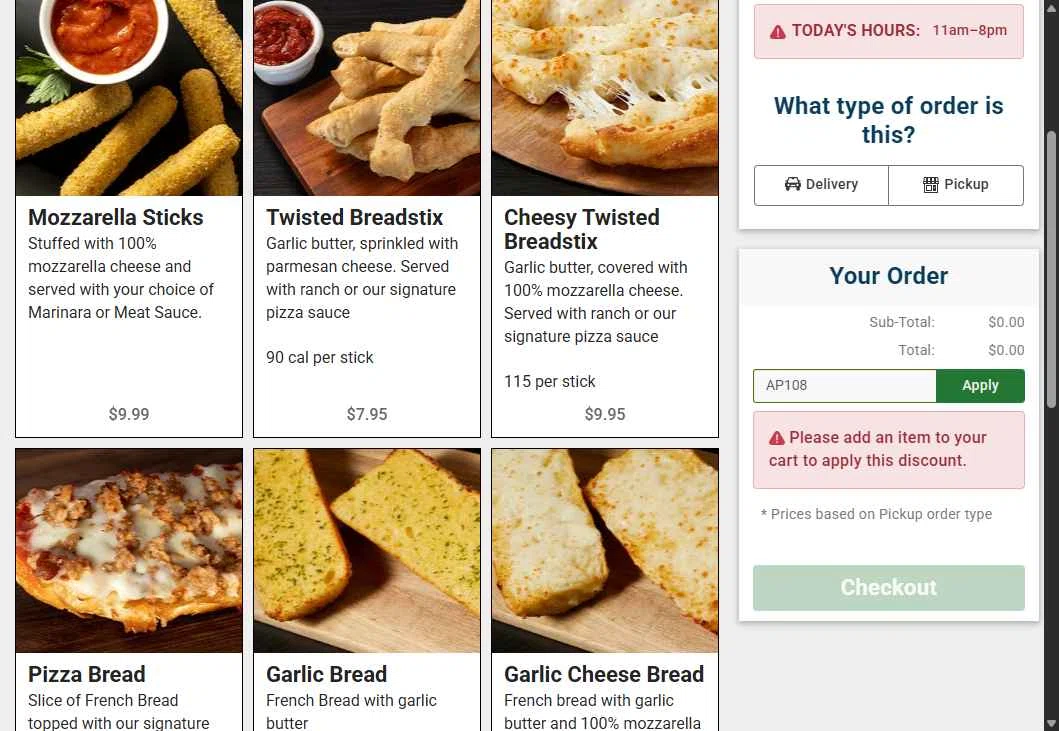 Pizza Factory Promo Codes - $5 Off (2 Verified) Mar 2026