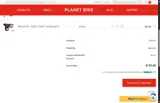 Planet Bike coupon verification screenshot