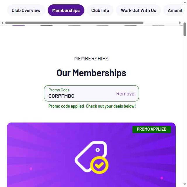 Planet Fitness checkout page showing Planet Fitness promo code box | Screenshot taken by SimplyCodes community member on Aug 24, 2025