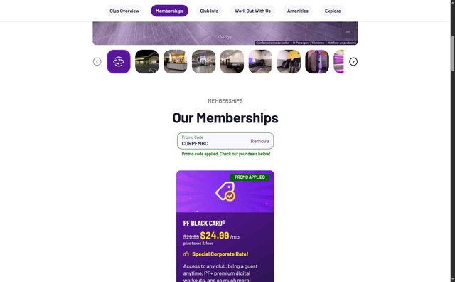 Planet Fitness checkout page showing Planet Fitness promo code box | Screenshot taken by SimplyCodes community member on Aug 28, 2025