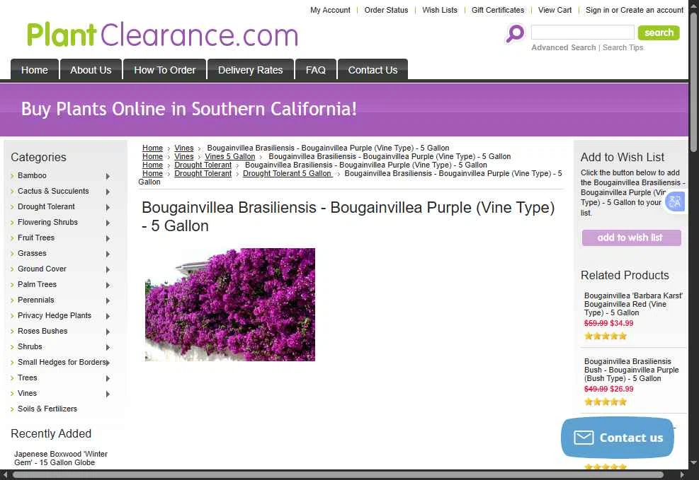 PlantClearance.com checkout page showing PlantClearance.com promo code box | Screenshot taken by SimplyCodes community member on Feb 1, 2026