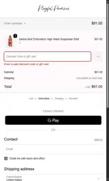 PLAYFULGIFT10 coupon verification screenshot