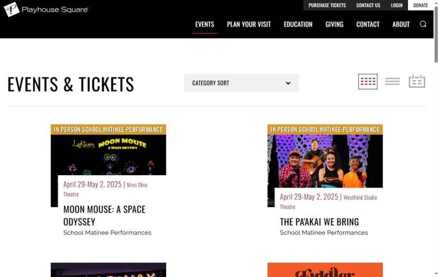 Playhouse Square checkout page showing Playhouse Square promo code box | Screenshot taken by SimplyCodes community member on May 2, 2025