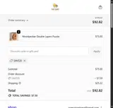 save20 coupon verification screenshot