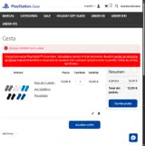 Playstation coupon verification screenshot