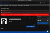 Playstation coupon verification screenshot