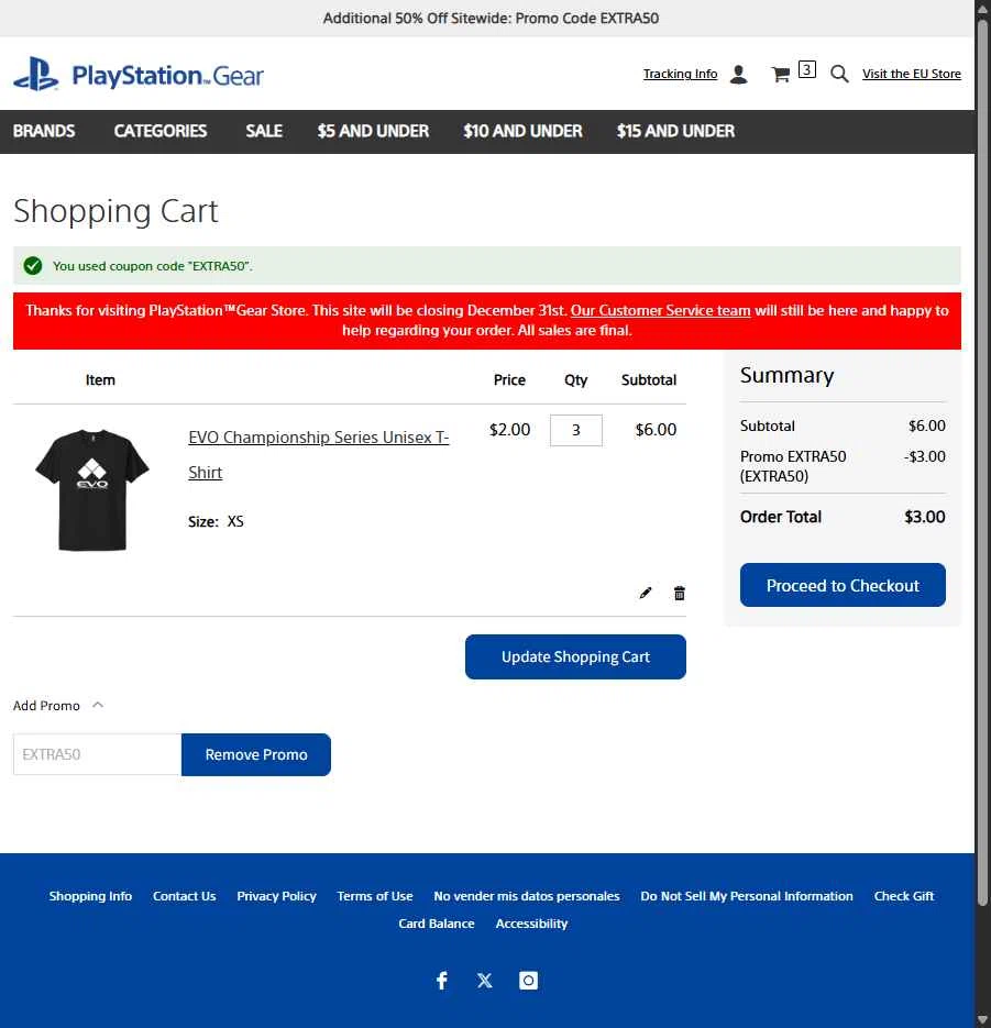 Playstation checkout page showing Playstation discount code box | Screenshot taken by SimplyCodes community member on Dec 13, 2025