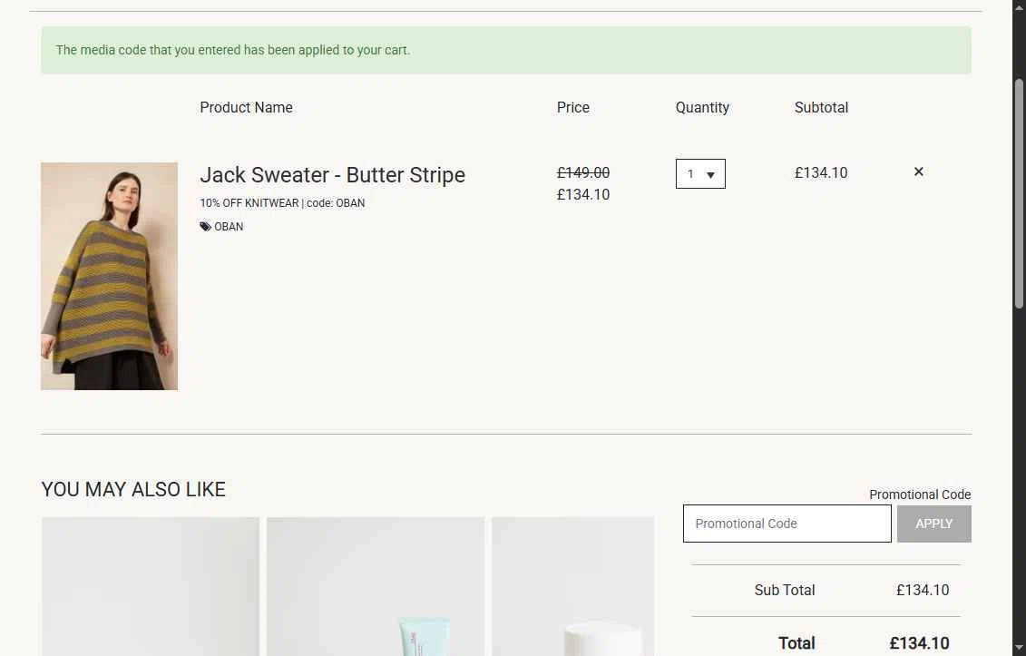 Plümo checkout page showing Plümo promo code box | Screenshot taken by SimplyCodes community member on Nov 22, 2025