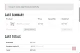 QOTU10 coupon verification screenshot