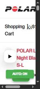 Verification screenshot for 25% Off Select Items at Polar - 4mo ago