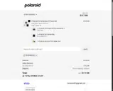 Polaroid coupon verification screenshot