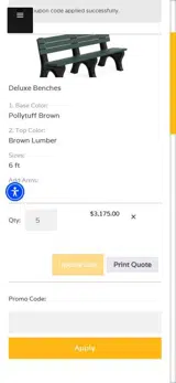 SAVE25 coupon verification screenshot