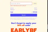 SPOOKY20 coupon verification screenshot