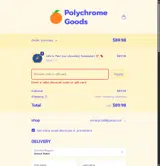GIFT25 coupon verification screenshot