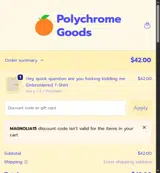 MAGNOLIA15 coupon verification screenshot