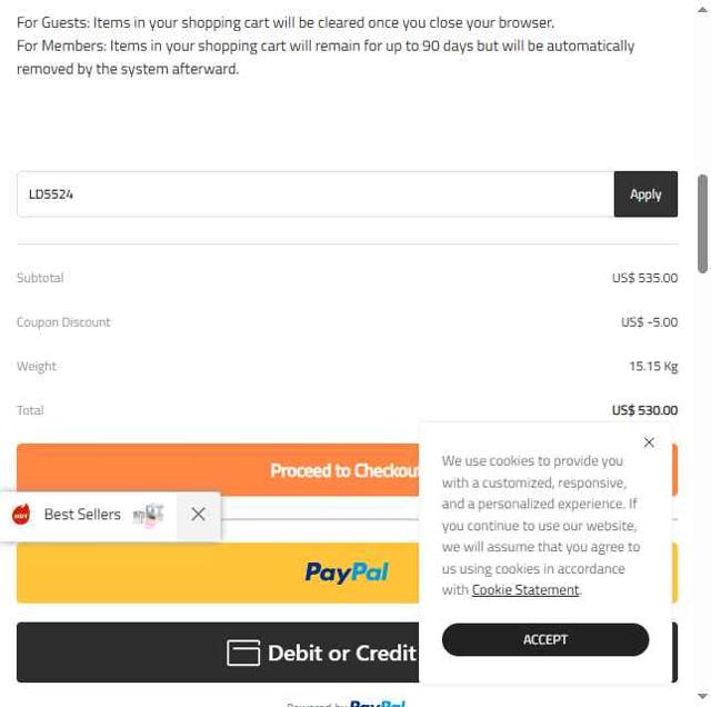 Pomoly checkout page showing Pomoly discount code box | Screenshot taken by SimplyCodes community member on May 14, 2025