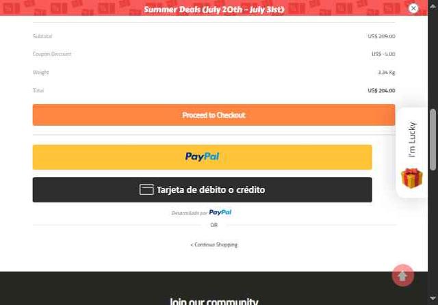Pomoly checkout page showing Pomoly discount code box | Screenshot taken by SimplyCodes community member on Jul 26, 2025