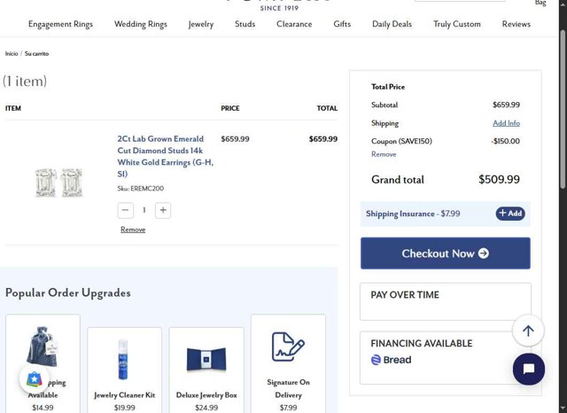Pompeii3 checkout page showing Pompeii3 promo code box | Screenshot taken by SimplyCodes community member on Jul 8, 2025