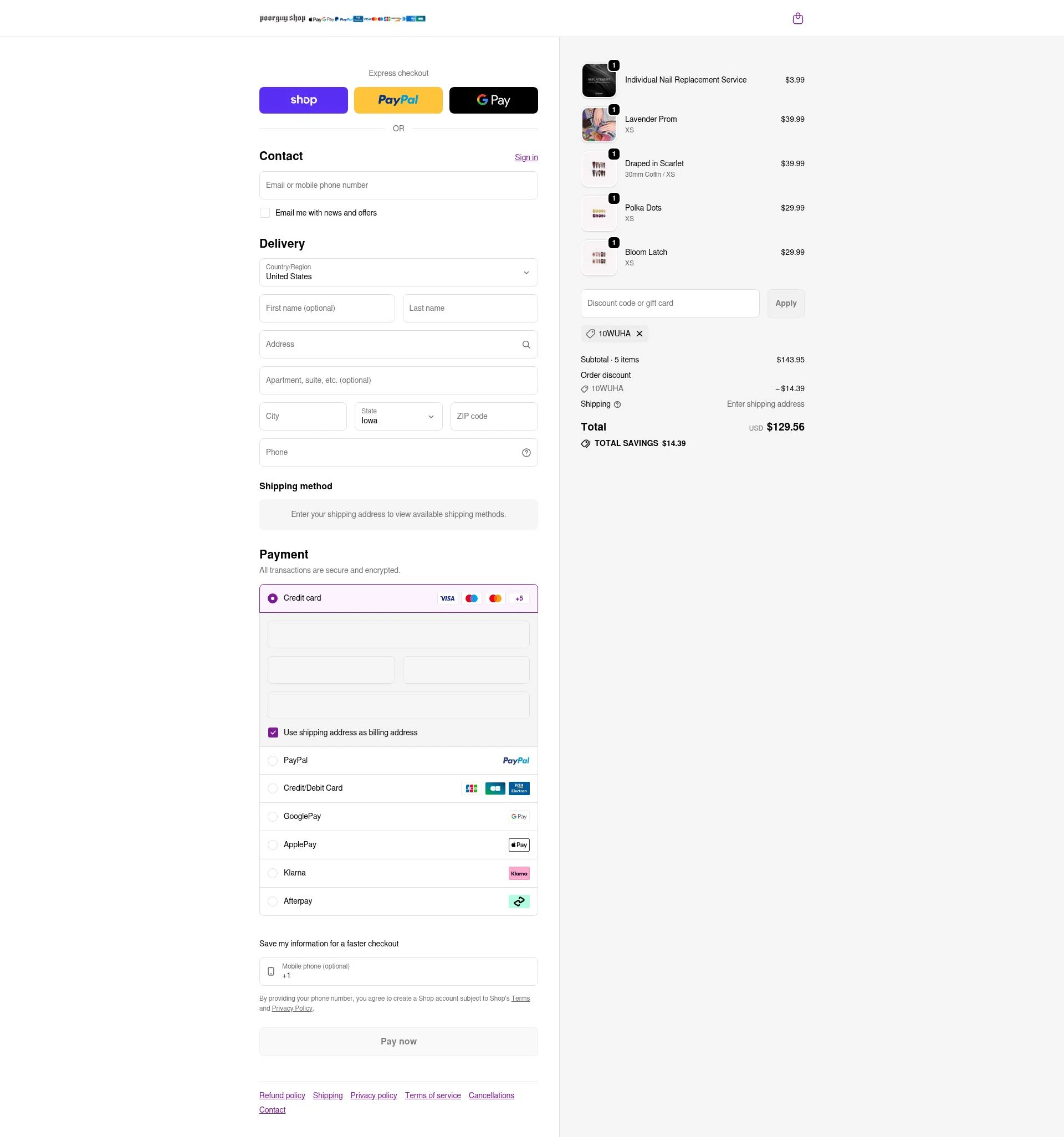 Poor Guy Shop checkout page showing Poor Guy Shop promo code box | Screenshot taken by SimplyCodes community member on Jan 9, 2026