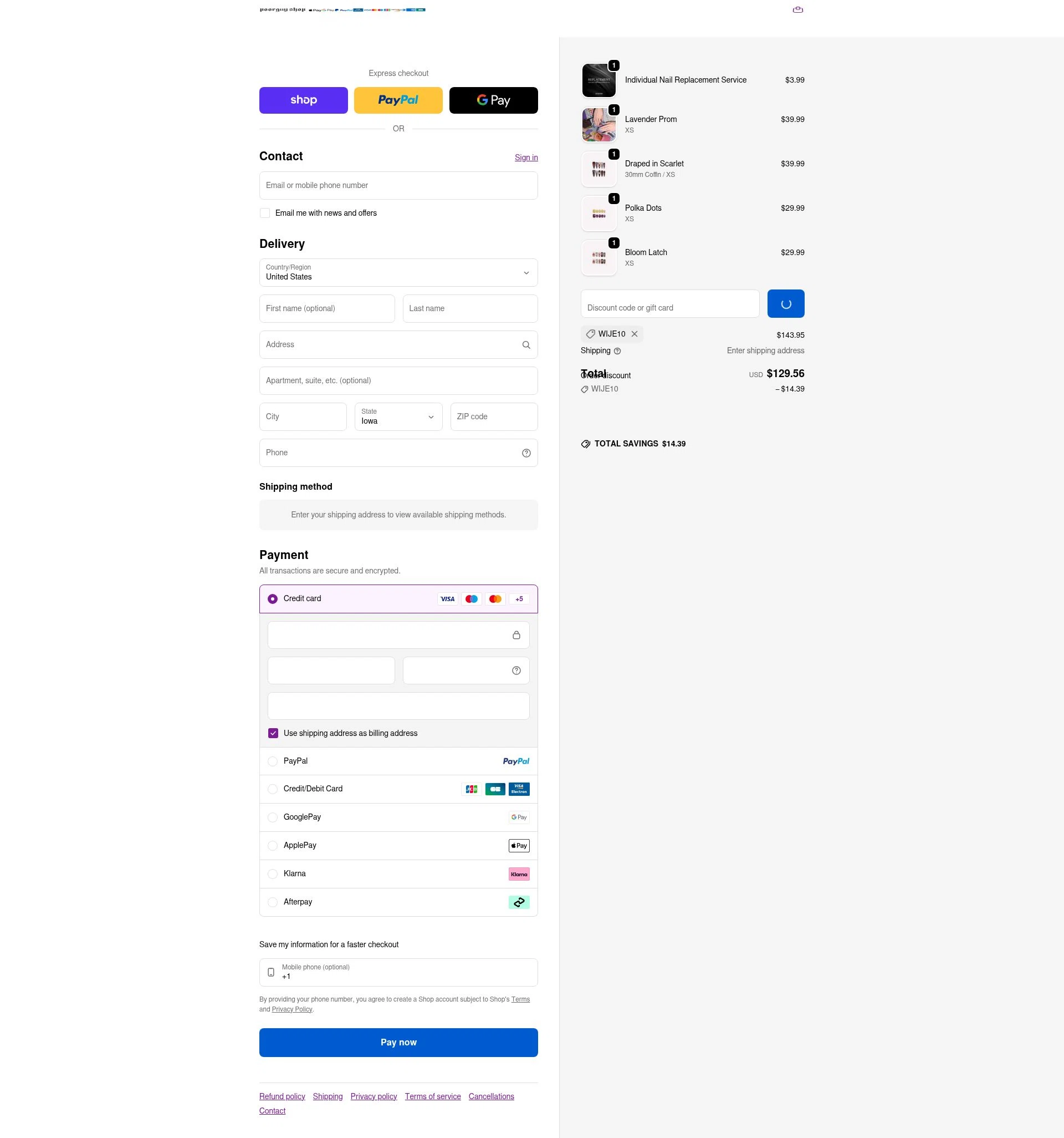 Poor Guy Shop checkout page showing Poor Guy Shop promo code box | Screenshot taken by SimplyCodes community member on Jan 9, 2026