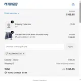 ALEXANDERX10 coupon verification screenshot