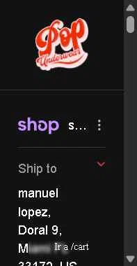 Popunderwear checkout page showing Popunderwear promo code box | Screenshot taken by SimplyCodes community member on Nov 28, 2025