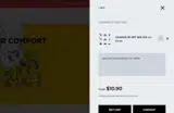 Pop-up Gadget coupon verification screenshot
