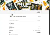 Pork King Good coupon verification screenshot