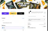 Pork King Good coupon verification screenshot