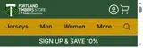 Portland Timbers coupon verification screenshot