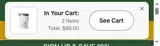Portland Timbers coupon verification screenshot