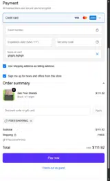 FREESHIPPING coupon verification screenshot
