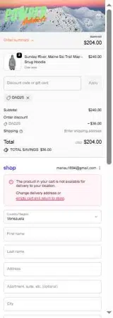 dad25 coupon verification screenshot