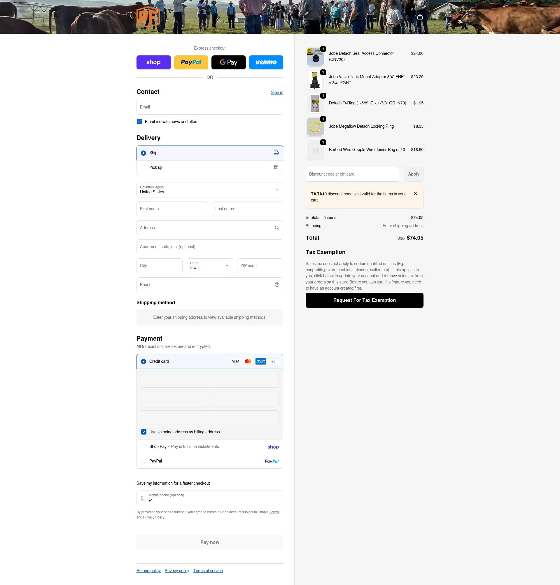 Powerflex checkout page showing Powerflex promo code box | Screenshot taken by SimplyCodes community member on Feb 6, 2026