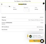 Powersport Junkies coupon verification screenshot