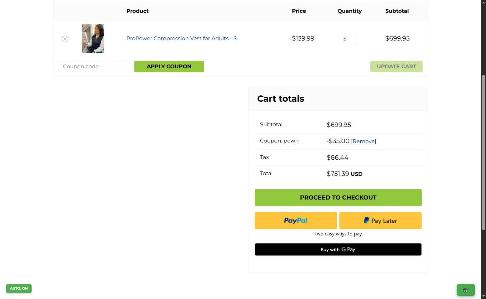Power WearHouse checkout page showing Power WearHouse promo code box | Screenshot taken by SimplyCodes community member on Dec 28, 2025
