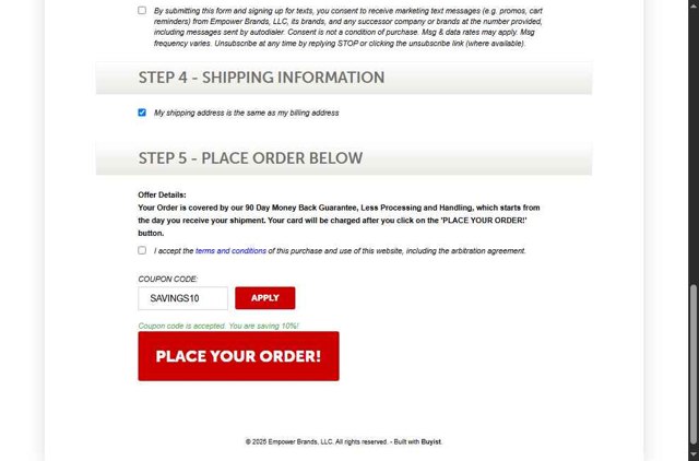 PowerXL checkout page showing PowerXL discount code box | Screenshot taken by SimplyCodes community member on Jun 13, 2025