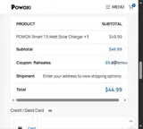 flahsales coupon verification screenshot