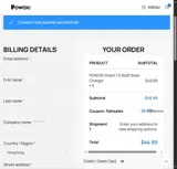 flahsales coupon verification screenshot