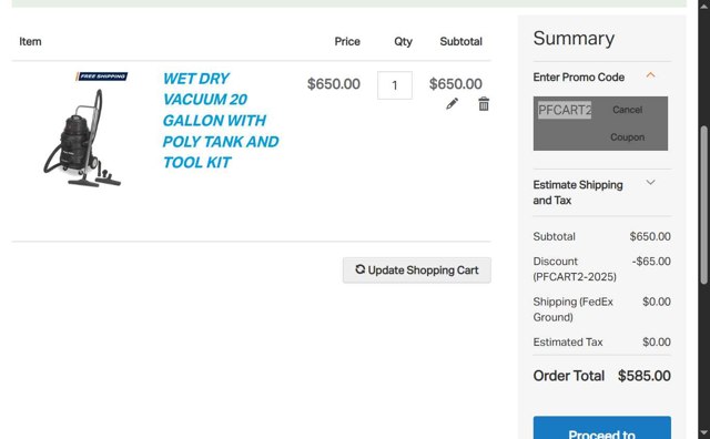 Powr Flite checkout page showing Powr Flite discount code box | Screenshot taken by SimplyCodes community member on Aug 6, 2025