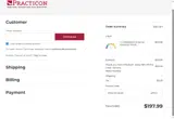 Practicon coupon verification screenshot