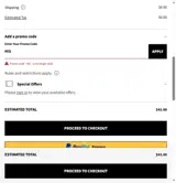 PRADA BEAUTY coupon verification screenshot