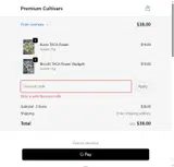 Premium Cultivars coupon verification screenshot