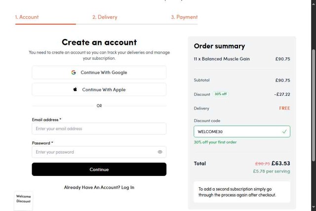 Prep Kitchen checkout page showing Prep Kitchen discount code box | Screenshot taken by SimplyCodes community member on Sep 4, 2025