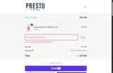 FROMJAMES coupon verification screenshot
