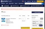 Presto Music coupon verification screenshot