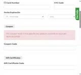 BONUSCARDS coupon verification screenshot