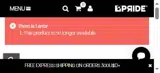 TEAM-PRIDE coupon verification screenshot