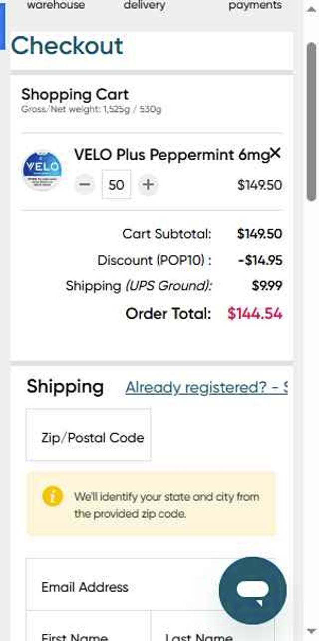 Prilla checkout page showing Prilla coupon code box | Screenshot taken by SimplyCodes community member on Sep 11, 2025